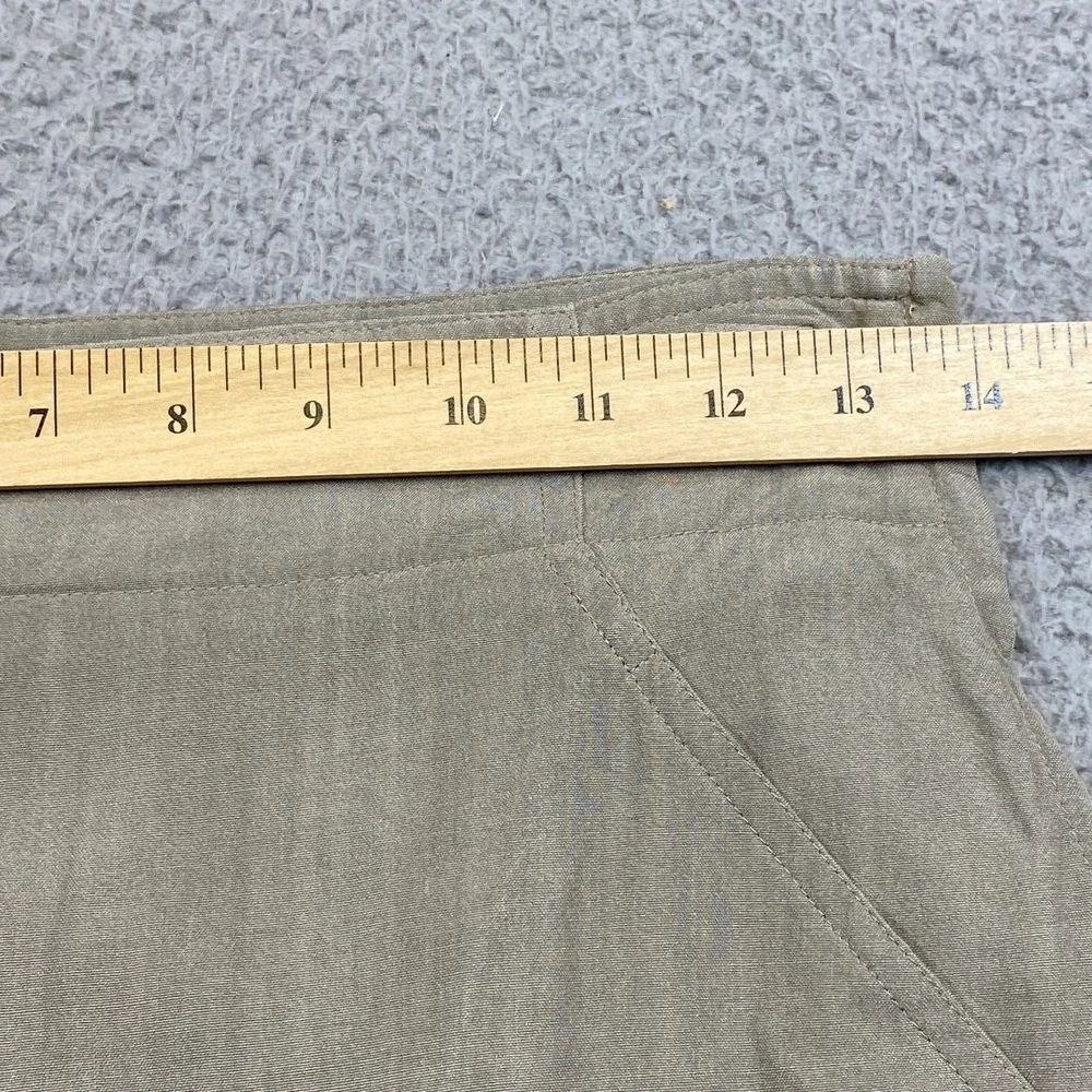 MaxMara Skirt Womens 12 Beige Silk High Waisted‎ Midi Straight Italy Russek's